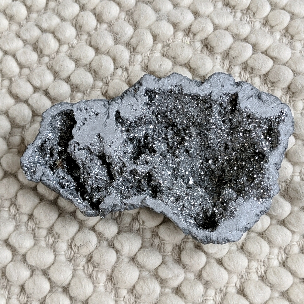 Silver geode